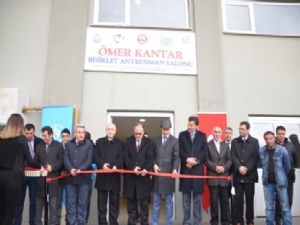 ÖMER KANTAR'IN ADI BİSİKLET ANTRENMAN SALONUNA VERİLDİ