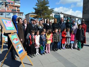 ANAOKULU ÖĞRENCİLERİ DÜNYA SU GÜNÜ İÇİN RESİM YAPTI