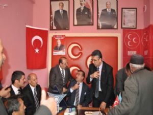 Çat'ta MHP Adaylarına Yoğun İlgi
