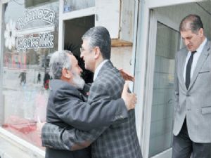 MHP'li adaylardan esnaf ziyareti