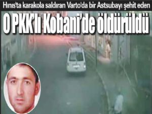 O PKKlı öldürüldü