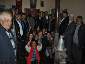 MHP ADAYLARI MUHTARLARLA BİR ARAYA GELDİ