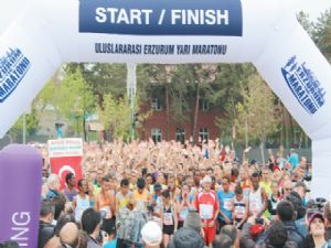 Erzurum'da maraton heyecanı