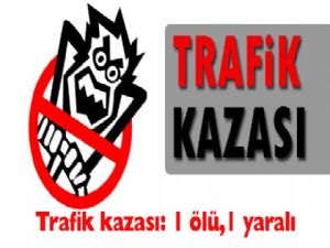 ERZURUM'DA TRAFİK KAZASI: 1 ÖLÜ, 1 YARALI