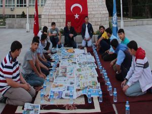 OLTU ÜLKÜ OCAKLARINDAN UYGUR TÜRKLERİNE DESTEK