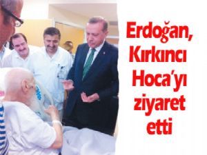 Cumhurbaşkanı Recep Tayyip Erdoğan hastanede tedavi gören Mehmet Kırkıncı Hocaefendiyi ziyaret etti.