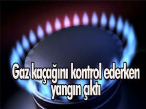 GAZ KAÇAĞINI KİBRİTLE KONTROL ETMEK İSTEYİNCE YANGIN ÇIKTI: 2 KİŞİ YARALANDI