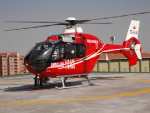 AMBULANS HELİKOPTER CAN KURTARMAYA DEVAM EDİYOR