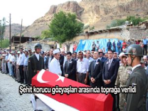 ŞEHİT KORUCU GÖZYAŞLARI ARASINDA TOPRAĞA VERİLDİ