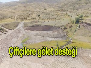 Çiftçilere gölet desteği