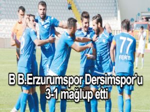Erzurumspor'dan farklı tarife 3-1