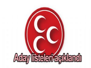 MHP aday listesini açıkladı