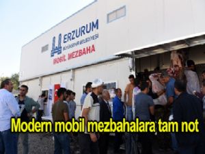 Erzurumlulardan Modern Mobil Mezbahalara Tam Not