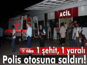 Polise silahlı saldırı! 1 komiser şehit