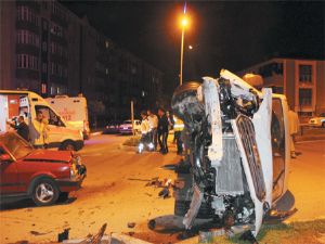 Erzurum'da zincirleme kaza: 7 yaralı