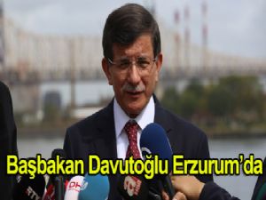 Başbakan Davutoğlu Erzurum'da