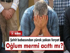 Şehit babasının feryadı yürekleri dağladı