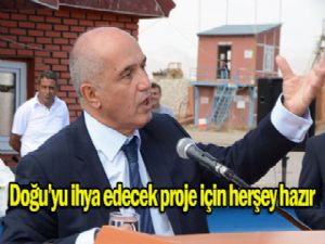 PROF. ILICALI MÜJDEYİ VERDİ; DOĞU'YU İHYA EDECEK O PROJE İÇİN HER ŞEY HAZIR