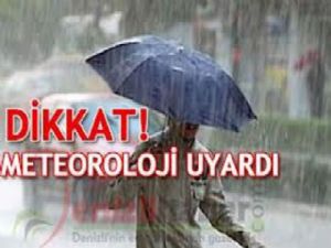 METEOROLOJİDEN KUVVETLİ YAĞIŞ UYARISI