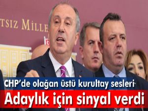 Muharrem İnce'den olağanüstü kurultay çağrısı