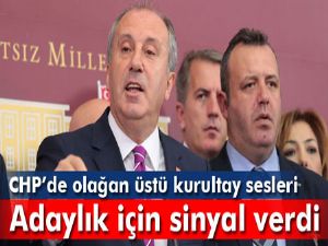 Muharrem İnce'den olağanüstü kurultay çağrısı