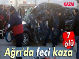 Ağrı'da feci kaza: 7 ölü