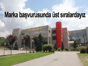 Marka başvurusunda üst sıralardayız