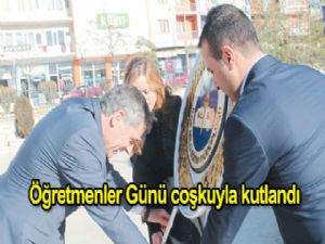 Öğretmenler Günü çoşkuyla kutlandı