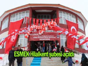 11. MESLEK EDİNDİRME KURSU HİLALKENT'TE AÇILDI