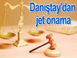 Danıştay'dan jet onama