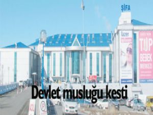 Devlet, musluğu kesti