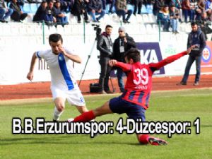 B.B.Erzurumspor 3 puanı kazandı