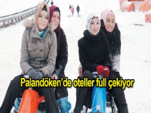 Palandöken'de oteller full çekiyor