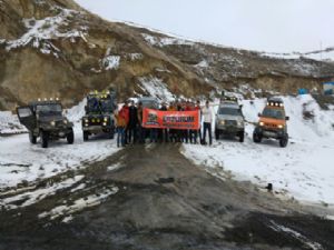 ERZURUM MACERA OFF ROAD KULÜBÜ, KURTARMA TATBİKATI GERÇEKLEŞTİRDİ