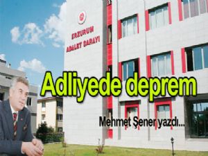 Adliyede deprem