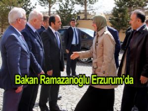 Bakan Ramazanoğlu Erzurum'da