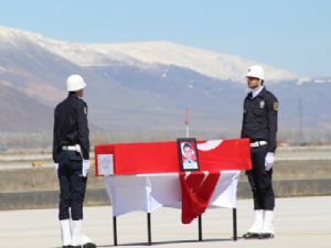 ŞEHİT POLİS MEMURUNUN CENAZESİ MEMLEKETİ ERZURUM'DA