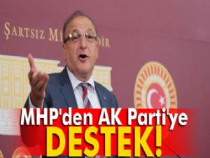 MHP'den AK Parti'ye destek