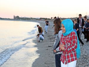 ERZURUMLU KİMSESİZ ÇOCUKLAR ANTALYA'DA DENİZLE TANIŞTI