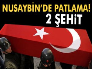 Nusaybin'de patlama: 2 şehit