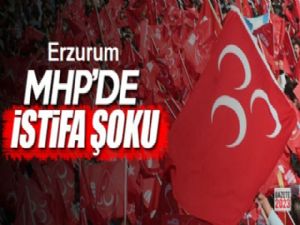Erzurum'da il Başkanı istifa etti!