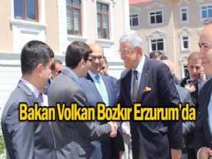 BAKAN BOZKIR, ERZURUM'DA AB PROJELERİNİ DEĞERLENDİRDİ