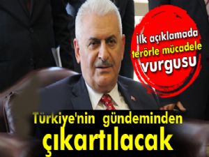 Binali Yıldırım'dan ilk açıklama