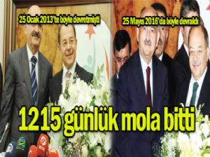 1215 günlük mola bitti