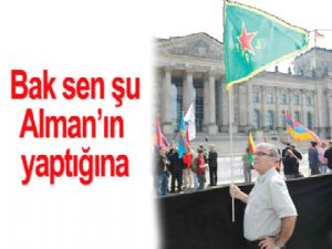 Bak sen şu  Alman'ın yaptığına