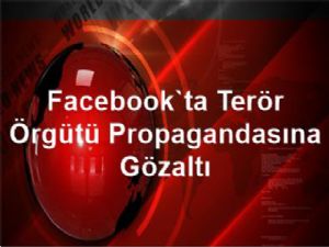 FACEBOOK'TA TERÖR ÖRGÜTÜ PROPAGANDASINA GÖZALTI