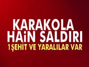 Jandarma karakoluna saldırı: 1 şehit