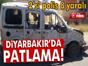 Dicle'de patlama: 1 şehit, 7 yaralı