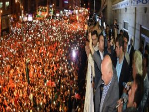 Erzurum'da Demokrasi Nöbeti