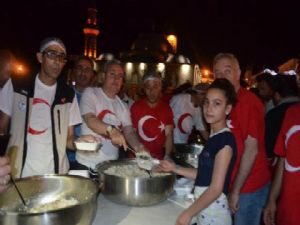 Erzurum GHSİM'den demokrasi pilavı